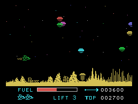 Alien Saucers Advancing!