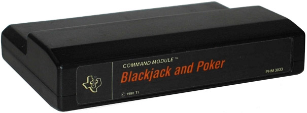 1981 Blackjack & Poker Cartridge