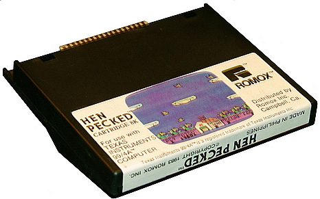 Hen Pecked Bottom Label (Black Cartridge)